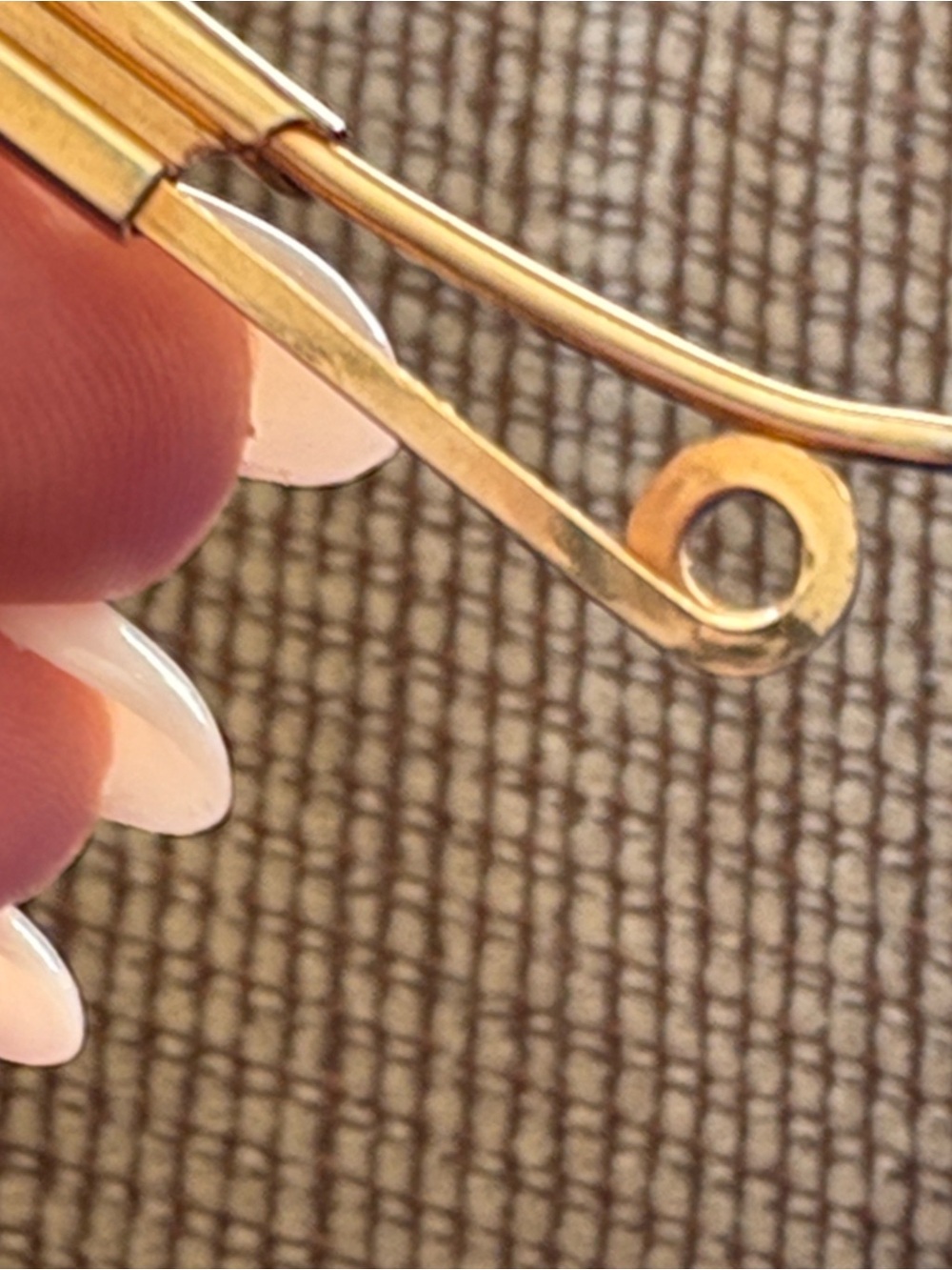 Vintage Gold Toned Hickok Toe Collar Bar Clip - Mens Accessory - Picture 3 of 7